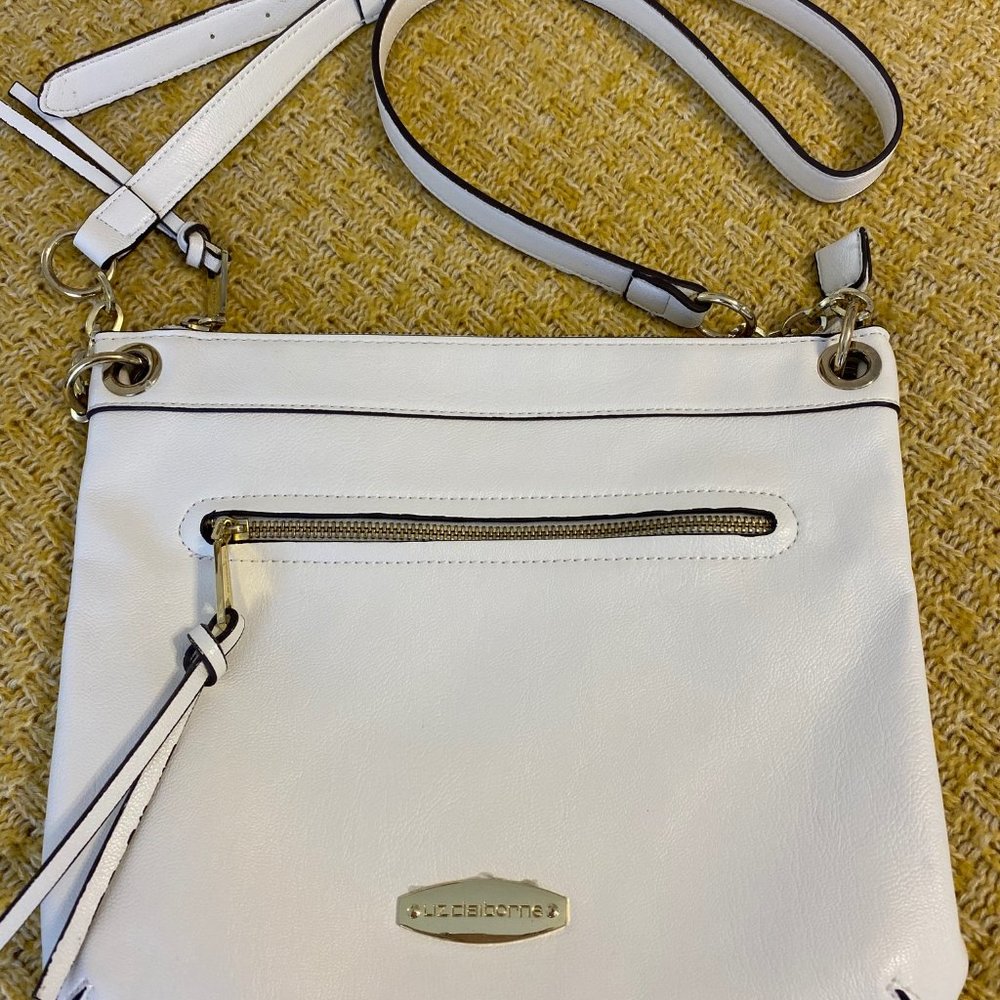 Liz Claiborne White Crossbody Bag